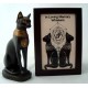 Egyptian Bastet Wooden Cat Cremation Urn