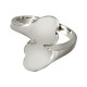 double heart Keepsake Ring, Cremation Urn Jewelry