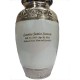 white pearl adult cremation urn for ashes white pearl cremation urn