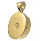 Power of OM Yoga Gold Cremation Jewelry