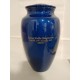 Blue Anchor Cremation Urn Mother of Pearl 