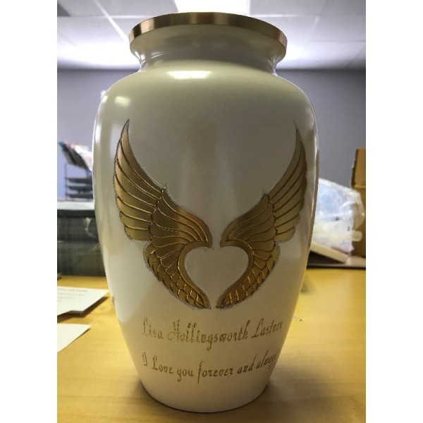 Heart of an Angel Adult Urn for Ashes Heart of an Angel Adult Urn for Ashes