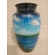 Metal Beach Adult Cremation Urn for Ashes Metal Beach Adult Cremation Urn