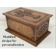 Walnut Celtic Cross Wooden Urn Box - Made in America