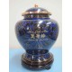 Royal Blue Cloisonne Adult Size Cremation Urn