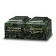 Green Cultured Marble Companion Cremation Urn for Two 