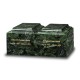 Green Marble Double Cremation Urn for Two Set of Ashes