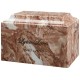 Brown Cultured Marble Urn 