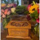 Cherry Wood Adult Deer Cremation Urn Cherry Wood Adult Deer Cremation Urn