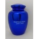 Medium Blue Pet Size Cremation Urn Medium Blue Pet Size Cremation Urn