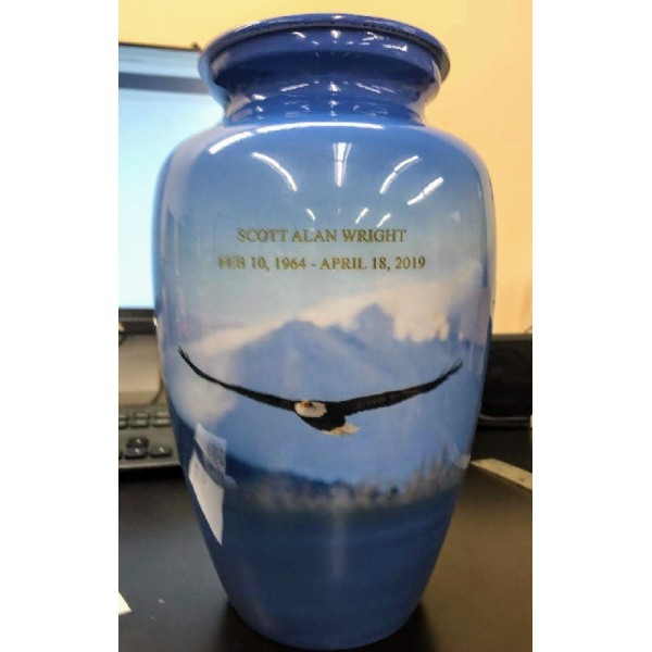 eagle urn for ashes, adult size Eagle Cremation Urn for Ashes