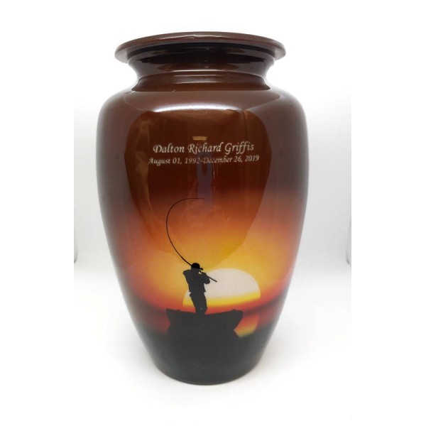 fishing cremation urn for ashes fishing cremation urn