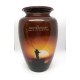 fishing cremation urn