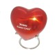 small red heart urn for ashes