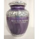  Purple medium urn for ashes 
