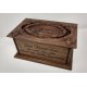 Angel Wings Cherry Wood Cremation Box for Ashes Made in USA