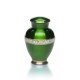 Emerald Green Mother of Pearl Urn for Ashes- Adult Size