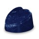 Blue Heart Adult Cremation Urn, Made in USA Navy Blue Heart Adult Cremation Urn