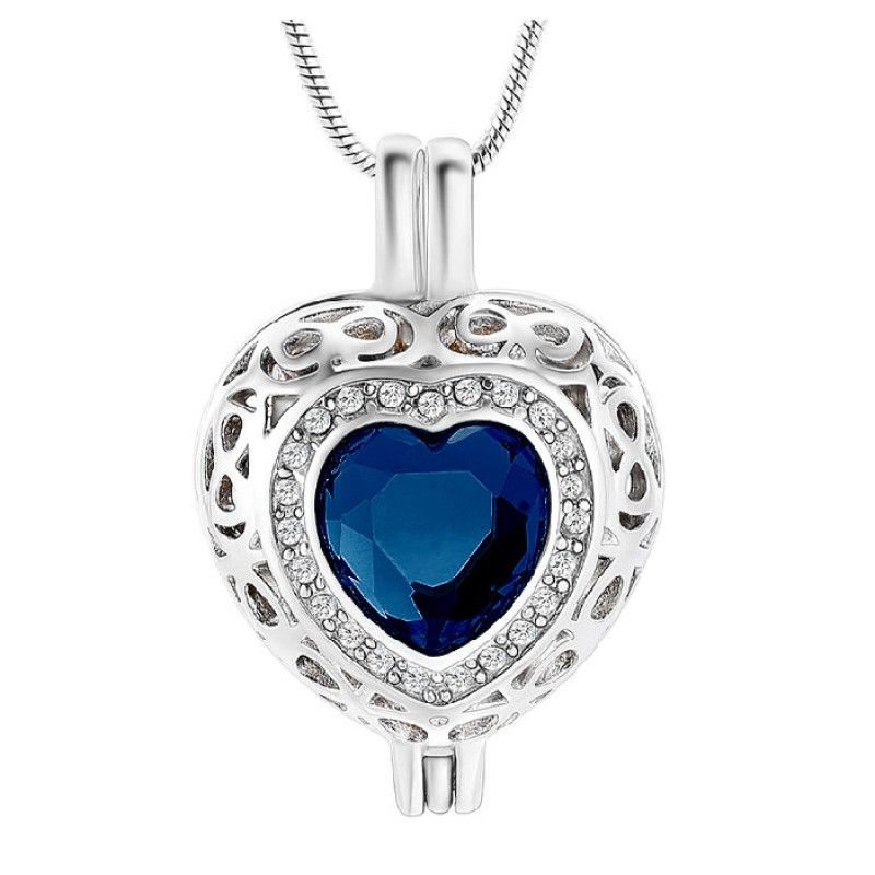 September birthstone cremation jewelry