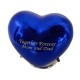 Small Cobalt Blue Heart Urn For Ashes