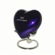 Small Purple Heart Keepsake Cremation Urn for ashes Small Purple Heart Keepsake Cremation Urn