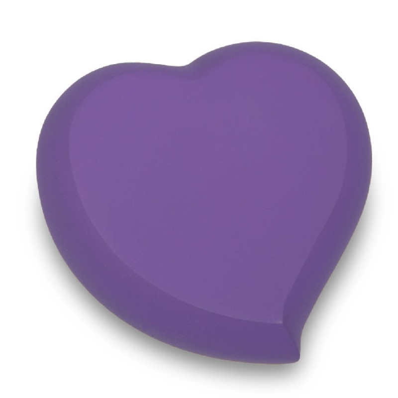 small purple heart urn for ashes