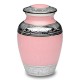 pink cremation urn