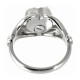 Irish Claddagh Keepsake Urn Ring