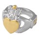 Irish Claddagh Keepsake Urn Ring