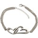 Heart Cremation Jewelry Urn Bracelet