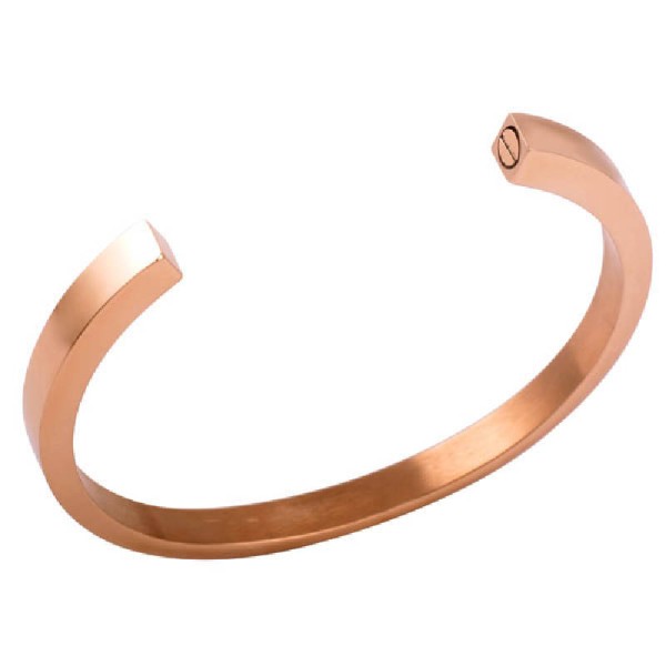 Rose Gold Cremation Urn Bracelet Bangle