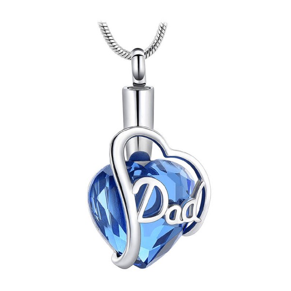 No Longer by My Side, Dad or Mom Urn Necklace – Sarah & Essie