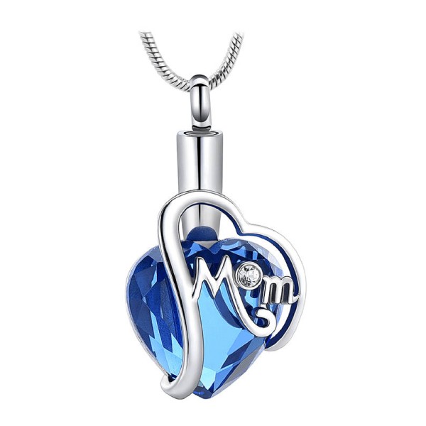 Custom Name Stainless Steel Cremation Urn Mom Necklace For Mom Fashion  Jewelry Square Pendant With Birthstone Design From Misyoujewelry, $3.65 |  DHgate.Com