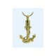 Gold Tone Anchor Necklace for Ashes Gold Tone Anchor Necklace for Ashes