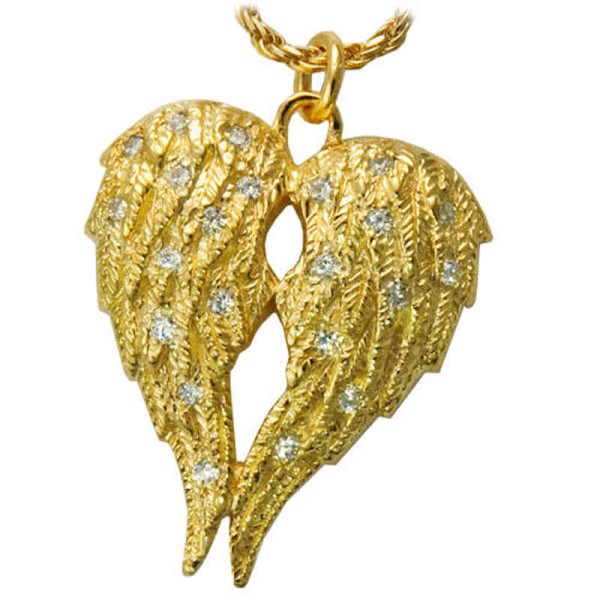 Guardian Angel Ash Necklace Memorial Jewelry Guardian Angel Ash Necklace