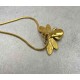 Honey Bee Cremation Urn Necklace for Ashes,