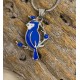 Blue Jay Necklace for Cremated Ashes