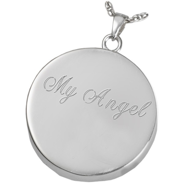 Silver & Black "Mother and Child" Cameo Cremation Pendant Silver & Black "Mother and Child" Cameo Cremation Pendant