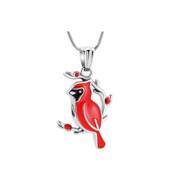 Cardinal Small Keepsake Charm for Ashes