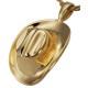 gold western cowboy Memorial Jewelry for Ashes gold western cowboy Memorial Jewelry for Ashes