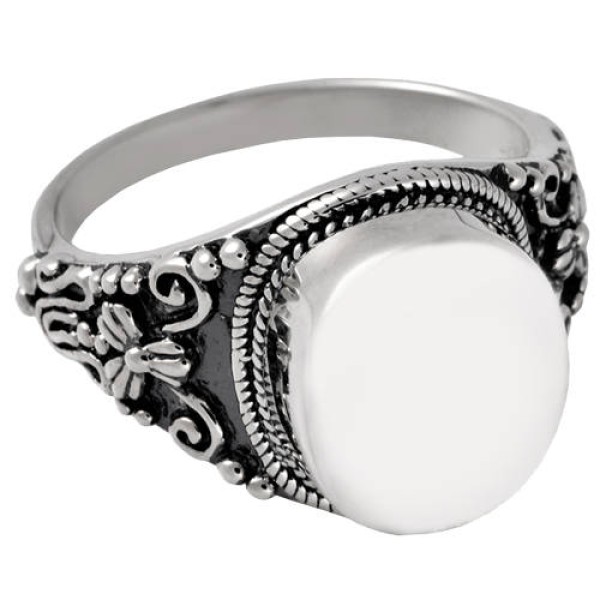Silver Memorial Ring for Ashes Silver Memorial Ring for Ashes