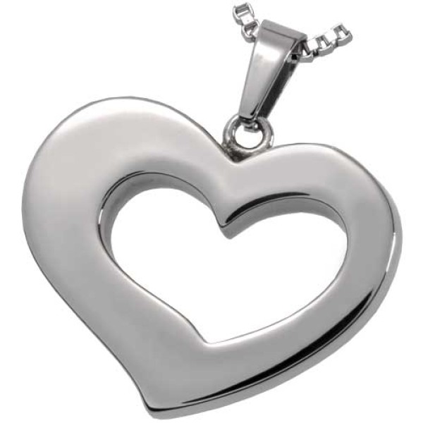 Heart Urn Necklace for Ashes
