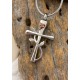 Cross With Rose Necklace for Ashes