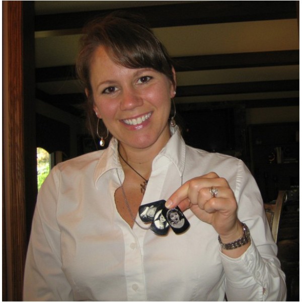 Engraved Dog Tag Memorial Engraved Dog Tag Memorial