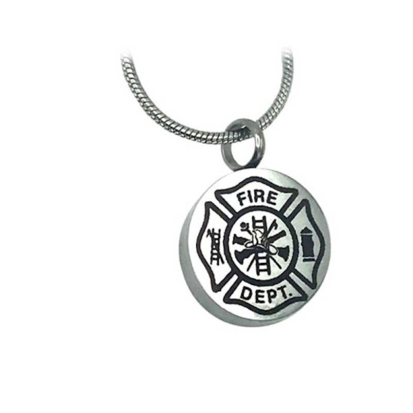 Firefighter Urn Pendant