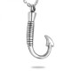 Stainless Steel Fish Hook Cremation Jewelry