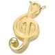 gold or silver music cremation jewelry