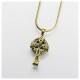 sterling Celtic Cross Cremation Ash Pendant