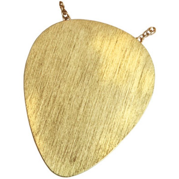 gold guitar pick keepsake urn necklace