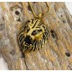 gold Lion Cremation Jewelry for Ashes